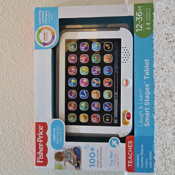 Fisher Price Laugh & Learn Smart Stages Tablet 12-36m - Picture 1 of 6